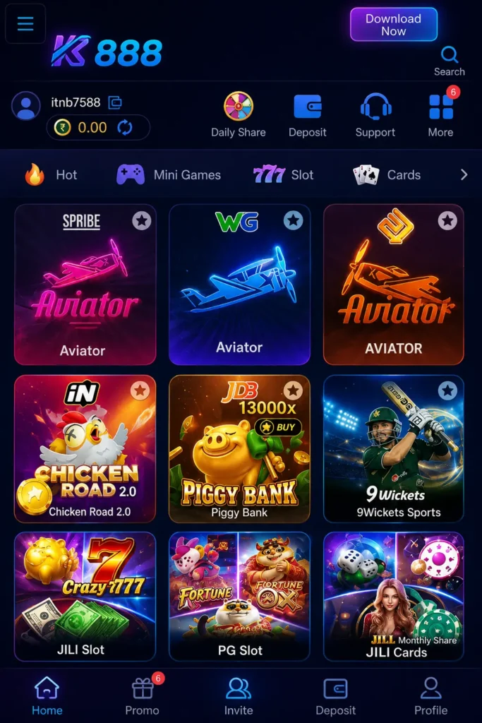 K888 Game download