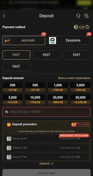 deposit